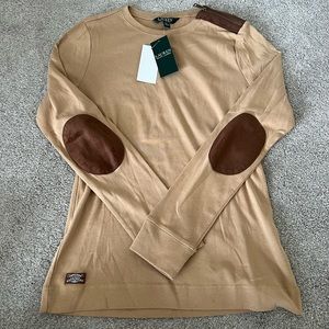 TAN RALPH LAUREN LONG SLEEVE SHIRT 🤎🤍